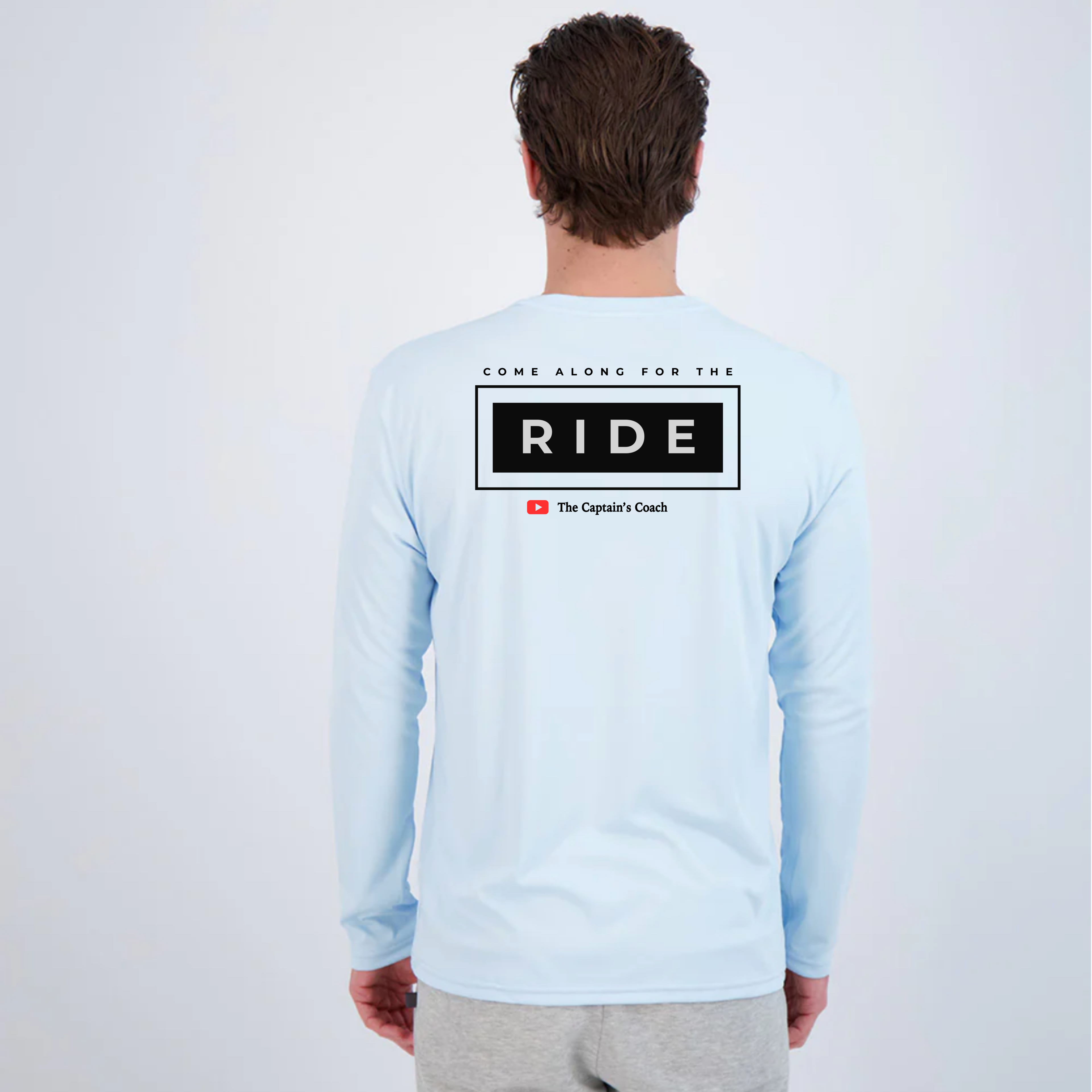 Come Along For The Ride: Long Sleeve Sun Protective Shirt Blue