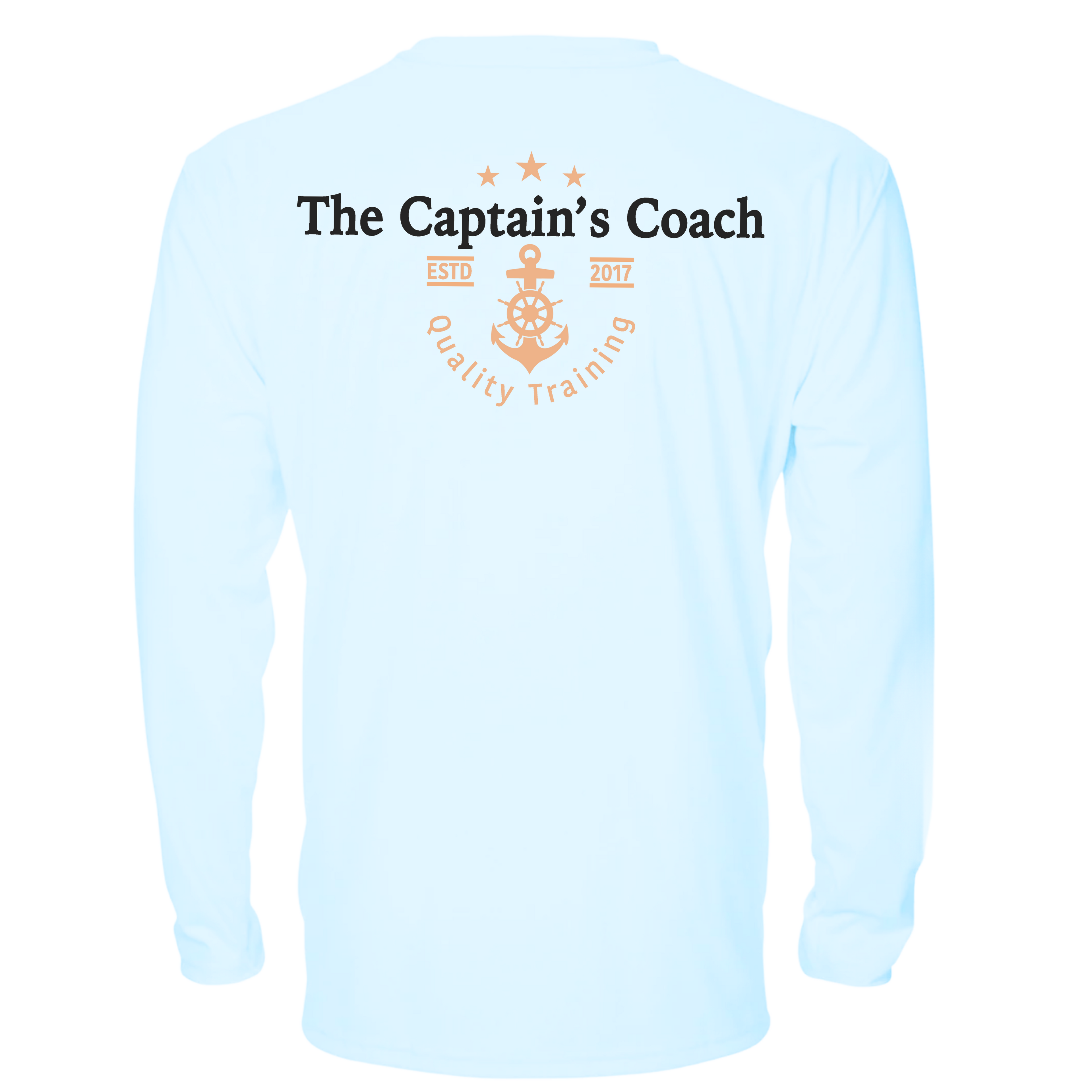 The Captain's Coach: Long Sleeve Sun Protective Blue
