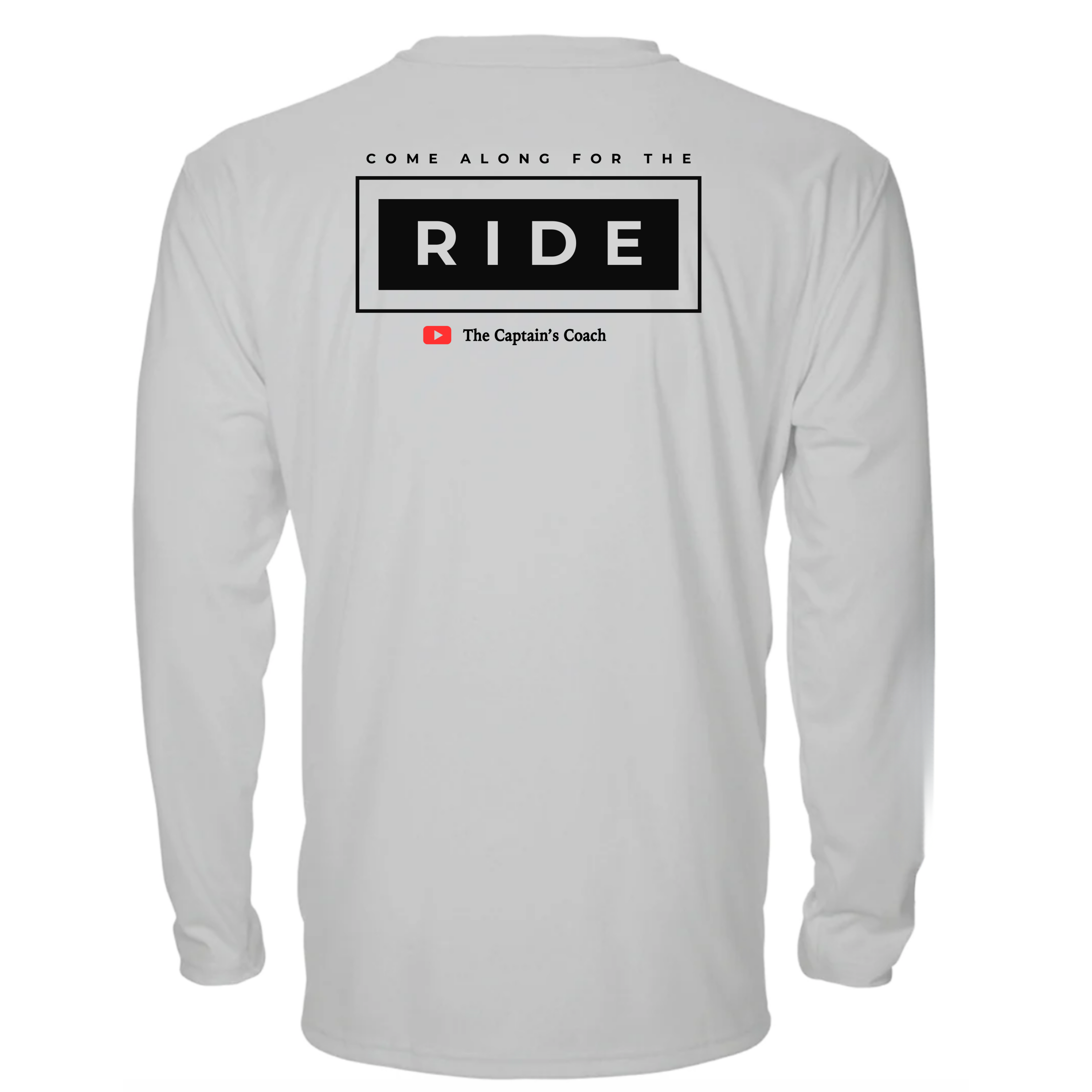 Come Along For The Ride: Long Sleeve Sun Protective Shirt Gray